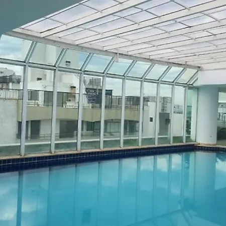Apartamento Flat Pe Na Areia Com Piscina Aquecida Guaruja Exterior photo