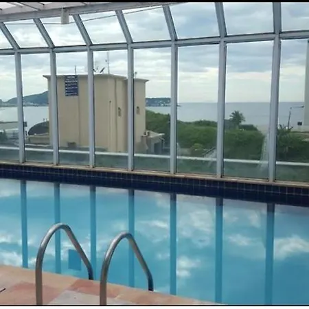 Apartamento Flat Pe Na Areia Com Piscina Aquecida Guaruja Exterior photo