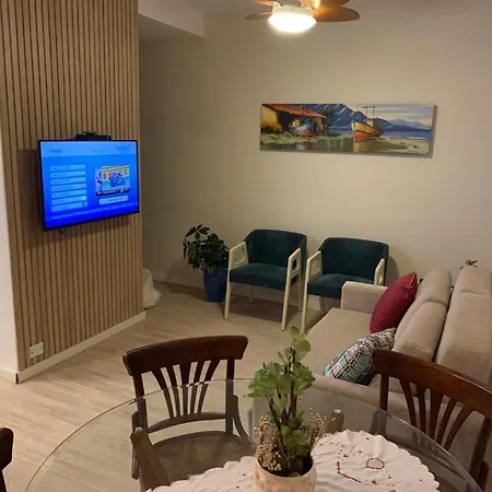 Apartamento Flat Pe Na Areia Com Piscina Aquecida Guaruja Exterior photo