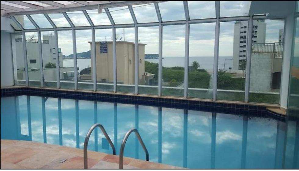 Flat Pe Na Areia Com Piscina Aquecida